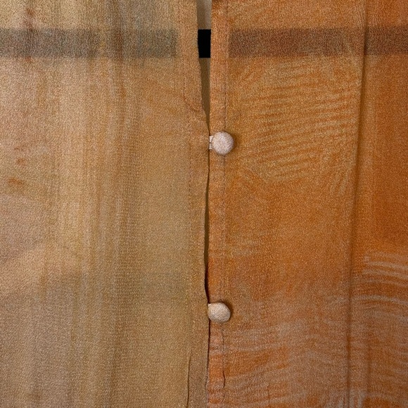 Bl-nk London for Anthropologie Abstract Print Peasant Style Blouse - Picture 5 of 6